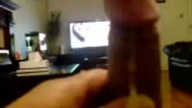 Wanking watching porn movie  Part 1