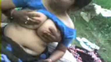 Bangla Couple Playing Boobs Outdoor