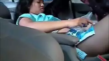 College girl’s car sex mms video