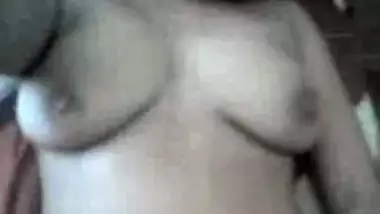 Busty Bengali girlfriend records masturbation session