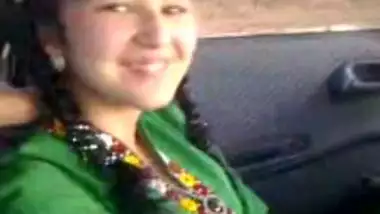 Kashmiri teen college girl boob pressed by cousin in running car