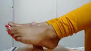 Hot Indian Footjob 5