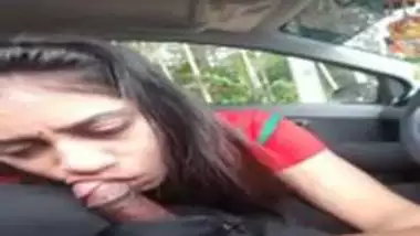 AVP college girl Sheetal’s blowjob to lover in car