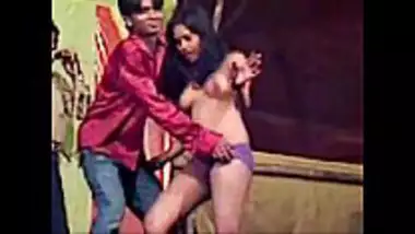 North Indian village record dance showing nude dance