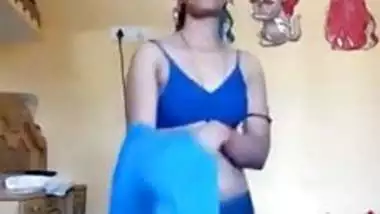 Cute telugu girl Priya changing her dress after bath!!