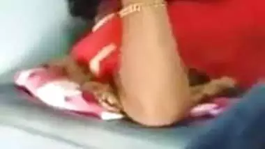 Tamil aunty hot boobs cleavage in train