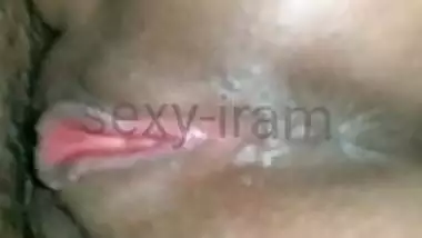 Indian hubby eating his whore wife iram's ass and pussy 