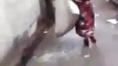 Indian fucking at street