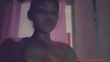 Indian plays with tits in the shower