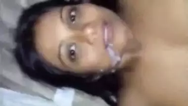 South indian bhabhi vimala drinks cum of boyfriend