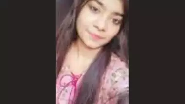 Beautiful Cute Desi girl New Clip In Red Bra Part 1