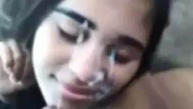 Cute Nri Indian Girl Facial