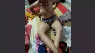 Aunty changing clothes and hubby recording