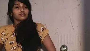 Horny desi stripping under shower in bathroom