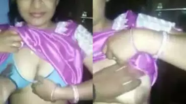 north indian delhi house wife boob press and kiss