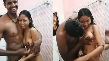 cute indian lover after bath