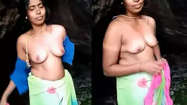 tamil aunty dress change & blowjob