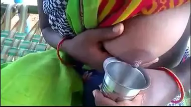 Hot Village Bhabhi Milking Boobs