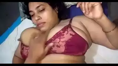 Pressing Boobs Of Indian Wife During Sex