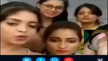 Horny Indian Girls Watching Naked Guy’s Penis On Skype