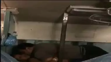 Pressing Boobs Of Village Woman In Train