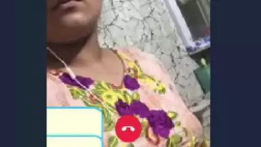 Sexy girl showing boobs and pussy on video call 2