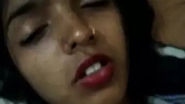 Desi with nose piercing prefers to sleep wearing no panties