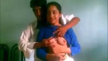 Shy conservative desi college girl big boobs pressed