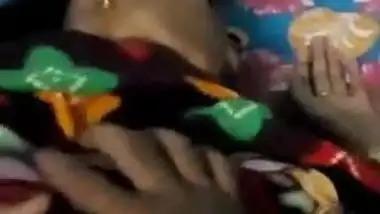 Girl sleeps but perverted guy wants sex and paws her in Indian video