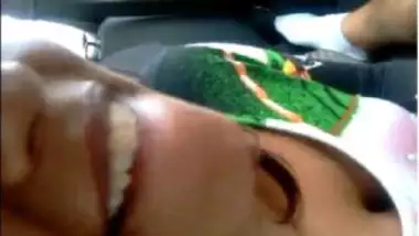 Punjabi girl drinking cum after sex in car