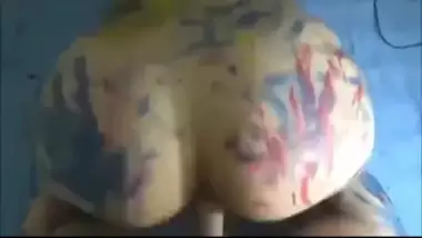 Celebrating holi with fucking big fat nepali ass Sabinxtha