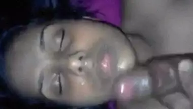 Hot desi cum facial porn video