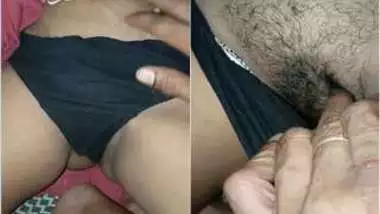 Female is proud of hairy XXX cherry so she allows Desi man to touch it