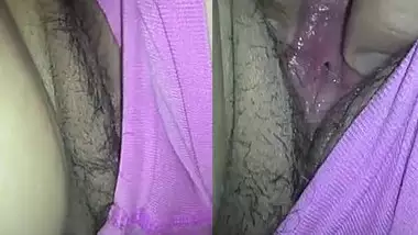 Man finds Indian MILF sleeping and pulls panties aside filming porn on camera