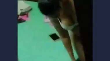 Desi Hot Figure Girl Changing Dress Captured By Neighbour