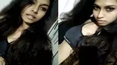 Indian slut with wavy hair has wonderful XXX boobies to expose on camera