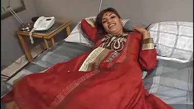 Indian girl is doing her first porn casting and gets her face completely covered with sperm