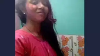 Desi village girl selfie video making