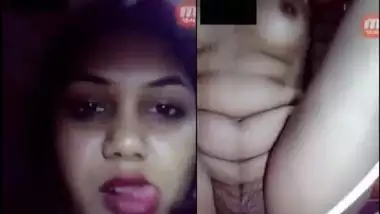 Beautiful cute horny girl fingering pussy selfie