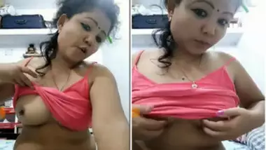 Man works hard but whorish Indian wife flirts with guys via webcam