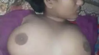 Sleeping Wife boobs Video Record by Hubby