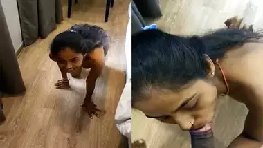 Desi slave girl sucking big dick of master