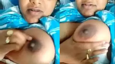 Desi Bhabhi showing her milking boobs