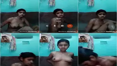 Bangladeshi girl taking nude bath on video call