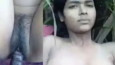 Tribal Indian girl sex with Bf outdoors