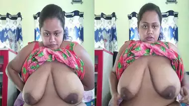 BBW Bengali housewife showing her super big boobs