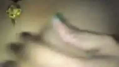 Leaked desi mms of a horny bhabhi playing with her boobs and pussy