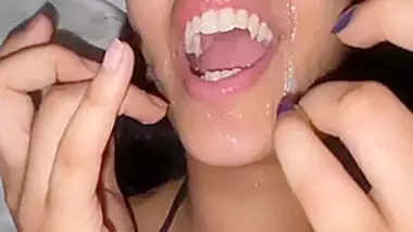 Girlfriend Takes Cum In Mouth For First Time