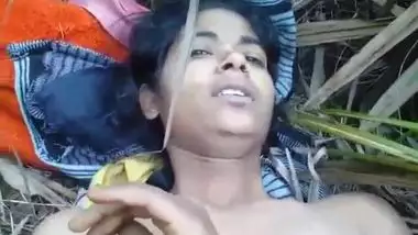 Man asks Tribal Desi lover's permission to make XXX video in nature