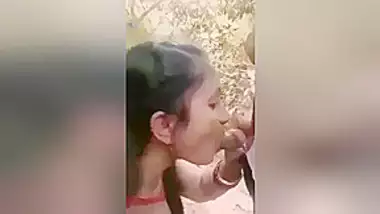 Desi Outdoor Romance And Blowjob With Devar Bhabhi